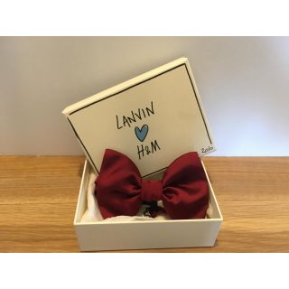 ランバン(LANVIN)の新品、未使用　ランバン×H&M コラボ蝶ネクタイ(ネクタイ)