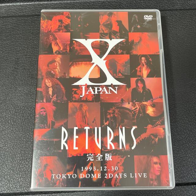 X　JAPAN　RETURNS　完全版　1993．12．30 DVD