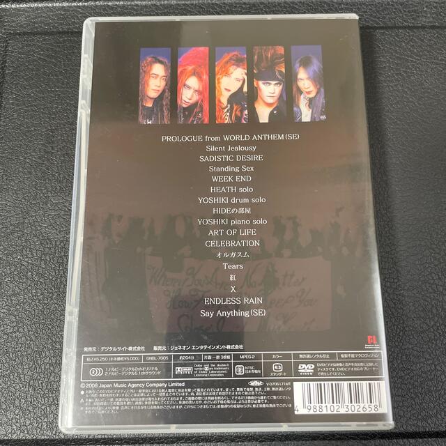 X　JAPAN　RETURNS　完全版　1993．12．30 DVD 1