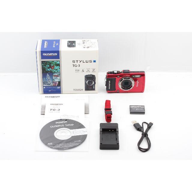 Olympus TG-3 レッド #00095 - コンパクトデジタルカメラ