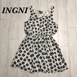 イング(INGNI)のINGNI　花柄ミニワンピース(ミニワンピース)