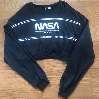 エイチアンドエム(H&M)のH&M DIVIDED NASA ロゴ カットソー(カットソー(長袖/七分))