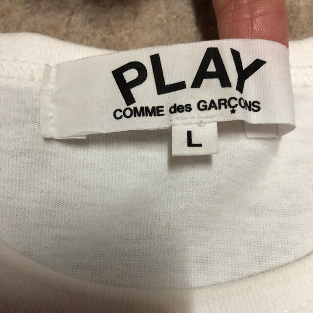 COMME des GARCONS(コムデギャルソン)のコムデギャルソン　プレイ　Tシャツ レディースのトップス(Tシャツ(半袖/袖なし))の商品写真