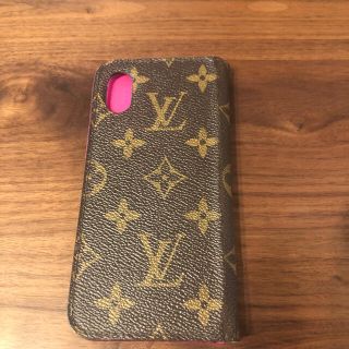 ルイヴィトン(LOUIS VUITTON)のVUITTON iPhoneケース　iPhone X用(iPhoneケース)