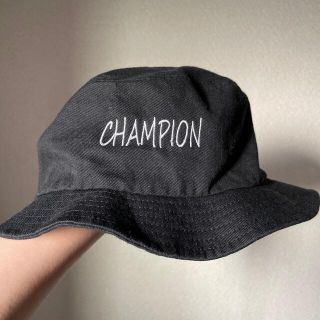 チャンピオン(Champion)のお値下げ！チャンピオン ハット 帽子 (黒)(ハット)