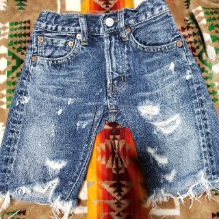 デニムダンガリー(DENIM DUNGAREE)のデニムアンドダンガリー　ダメージジーンズ　110(パンツ/スパッツ)