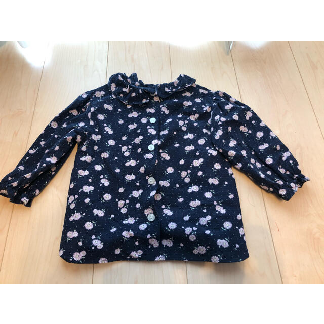 花柄トップス♡アプレレクール キッズ/ベビー/マタニティのキッズ服女の子用(90cm~)(Tシャツ/カットソー)の商品写真