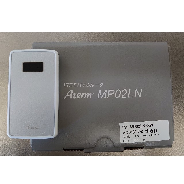 PC/タブレットほぼ新品！NEC モバイルルーター　aterm MP02LN