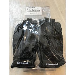 カワサキ(カワサキ)のモンテーヌ様専用★Kawasakiバイクグローブ 新品未使用品★(装備/装具)