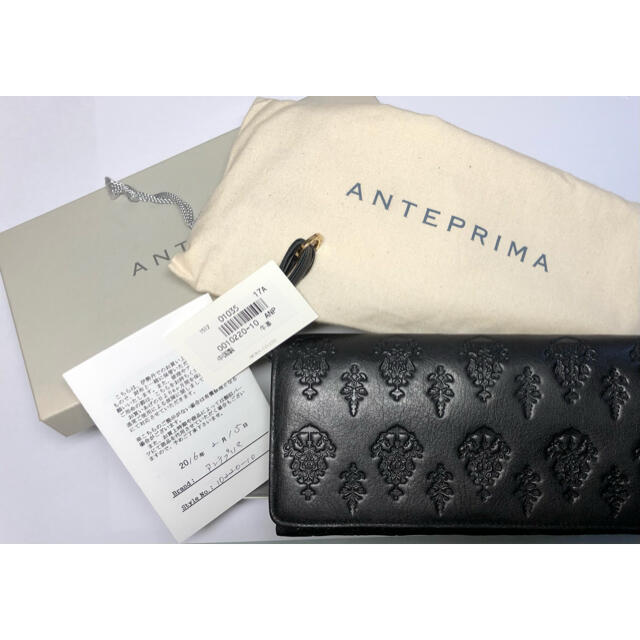 ANTEPRIMA(アンテプリマ)の新品未使用!ANTEPRIMA アンテプリマ 牛革　ロングウォレット ブラック レディースのファッション小物(財布)の商品写真