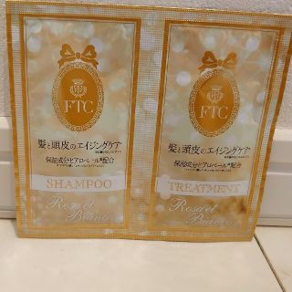 エフティーシー(FTC)のFTC スパ ラメラシャンプー&トリートメント　サンプル(シャンプー/コンディショナーセット)