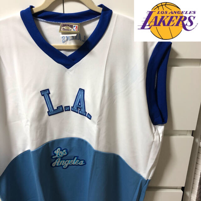 Majestic(マジェスティック)の【格安】デッドストック　レイカーズ　ゲームシャツ　lakers メンズのトップス(シャツ)の商品写真