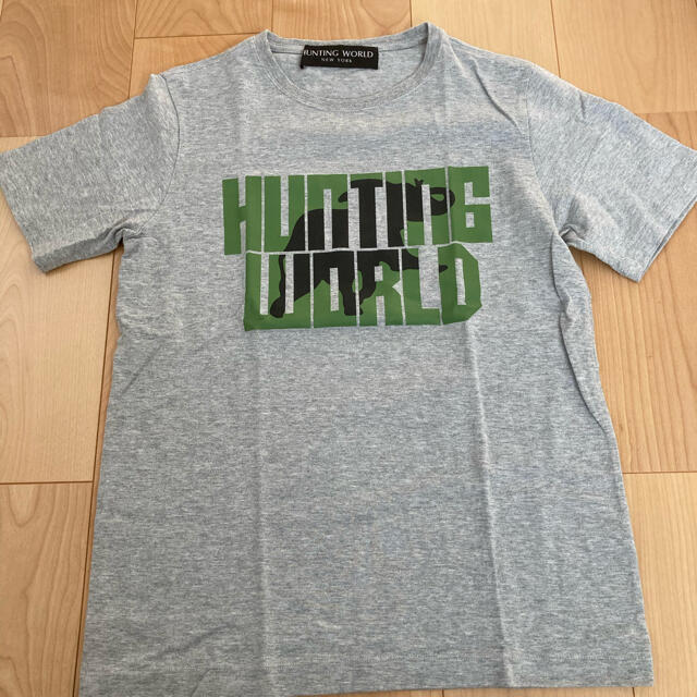 HUNTING WORLD(ハンティングワールド)の【美品】ハンティングワールド　Tシャツ　M グレー メンズのトップス(Tシャツ/カットソー(半袖/袖なし))の商品写真