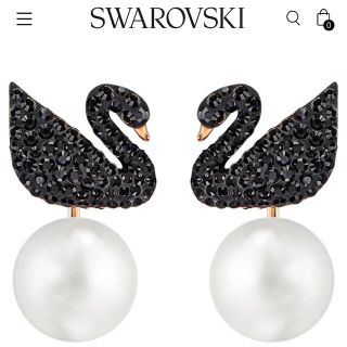 スワロフスキー(SWAROVSKI)の【ドルチェ様専用】SWAROVSKI  スワンピアス(ピアス)