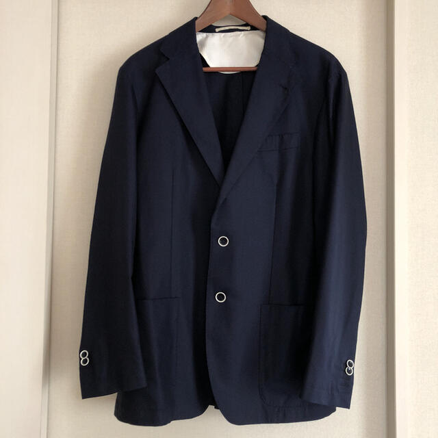 CORNELIANI ネイビーカジュアルジャケット