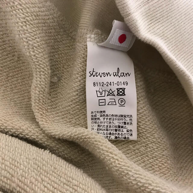 steven alan(スティーブンアラン)のStevenAlan スティーブンアラン スウェット トレーナー アローズ S メンズのトップス(スウェット)の商品写真