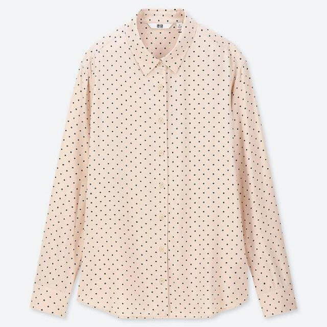 UNIQLO - ユニクロ レーヨンブラウス ドット アイボリーの通販 by プロフ必読購入前コメントください|ユニクロならラクマ