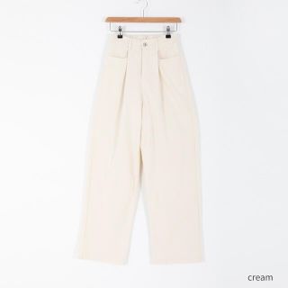 ザラ(ZARA)のcotton pintuck pants(カジュアルパンツ)