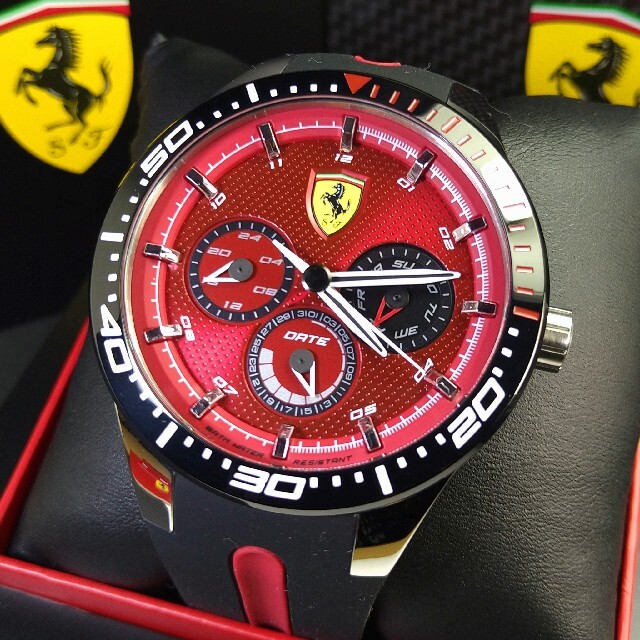 がたまりま Ferrari - 新品∮最新New国内未販売公式フェラーリ《RED REV T》デイデイト24の ウェルダー