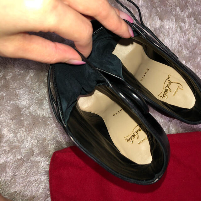 Christian Louboutin(クリスチャンルブタン)のChristian Louboutin レザーショートブーツ レディースの靴/シューズ(ブーツ)の商品写真