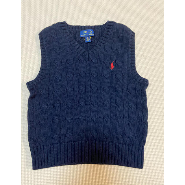 Ralph Lauren(ラルフローレン)のラルフローレン　ニット　ベスト キッズ/ベビー/マタニティのキッズ服男の子用(90cm~)(ニット)の商品写真