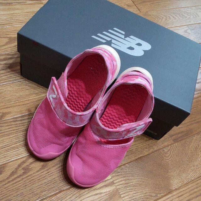 New Balance(ニューバランス)のニューバランス キッズ用サマーシューズKA208PKY PINK キッズ/ベビー/マタニティのキッズ靴/シューズ(15cm~)(サンダル)の商品写真