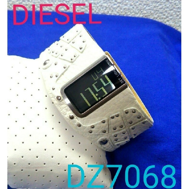 49 割引 お礼や感謝伝えるプチギフト Diesel カッコいいお洒落さん必見 Diesel 時計 美品 稼働品 ホワイト革ベルト 新作商品 腕時計 デジタル ラクマ Proyectozero24 Com