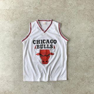 アディダス(adidas)のCHICAGO BULLS NBA ブルズ タンクトップ ホワイト 激レア(バスケットボール)