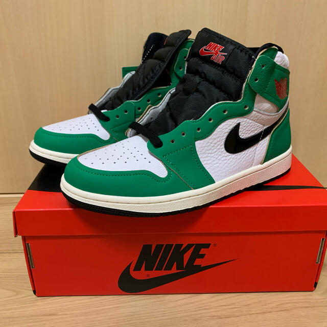 ナイキNIKE AIR JORDEN 1 HIGH 26cm ラッキーグリーン