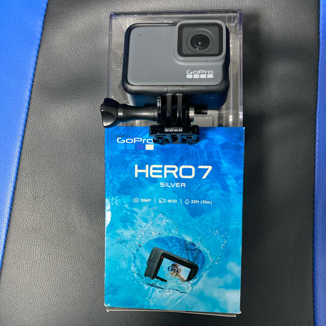 【ほぼ未使用】  GoPro HERO7 Silver アクションカメラ　4Kスマホ/家電/カメラ