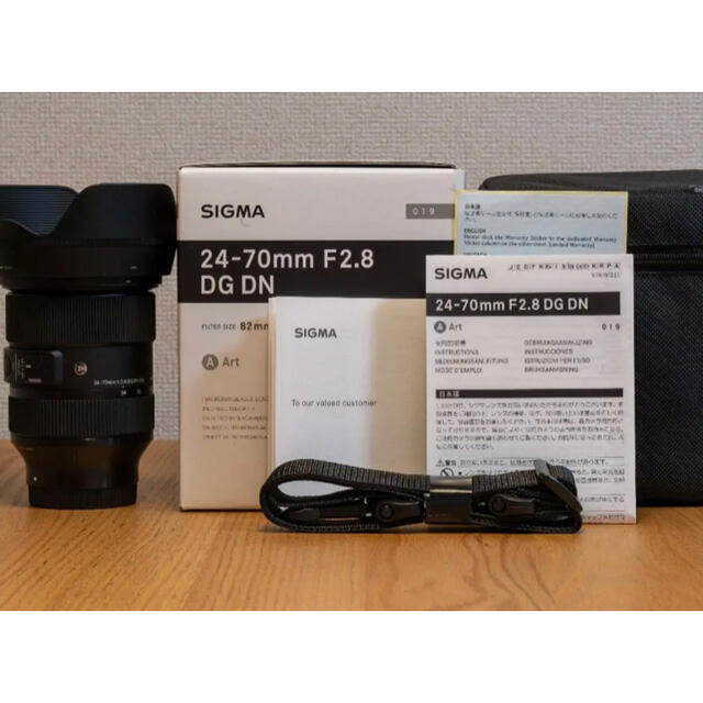 注目のブランド F2.8 24-70mm SIGMA - SIGMA DG sonyE for art DN レンズ(ズーム)
