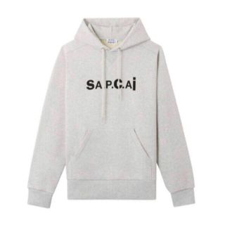 サカイ(sacai)のSACAI A.P.C.  HOODIE パーカー グレー L(パーカー)