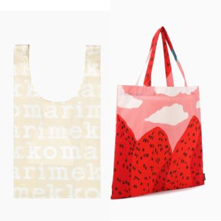 マリメッコ(marimekko)のmarimekko マリメッコ　新発売　トートバッグ＋スマートバッグ　新品送料込(トートバッグ)