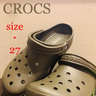 クロックス(crocs)の【大人気】クロックスサンダル27センチ(サンダル)