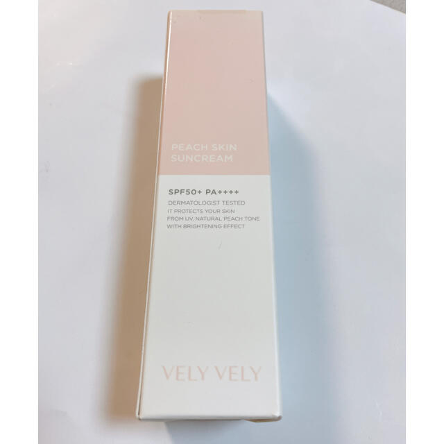 VELY VELY ブリーブリー  PEACH SKIN SUNCREAM コスメ/美容のボディケア(日焼け止め/サンオイル)の商品写真