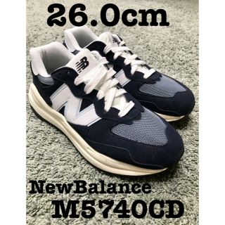 ニューバランス(New Balance)の【ほぼ未使用】M5740CD 新作 ネイビー 26.0cm インソール未使用(スニーカー)