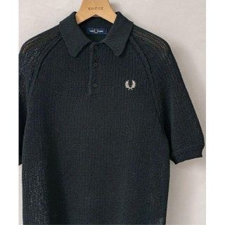 エディフィス(EDIFICE)の新品FRED PERRY / フレッドペリー 別注リネン ニットライクポロシャツ(ポロシャツ)