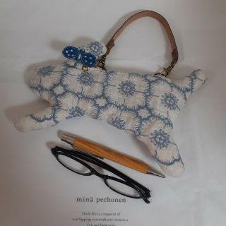 ミナペルホネン(mina perhonen)のムギ様専用❗🆕うさぎちゃんポーチ✨メガネケース、ペンケース、カード入れ等💓(ポーチ)