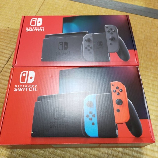 Nintendo Switch グレー  ネオン ニンテンドー スイッチ  2台