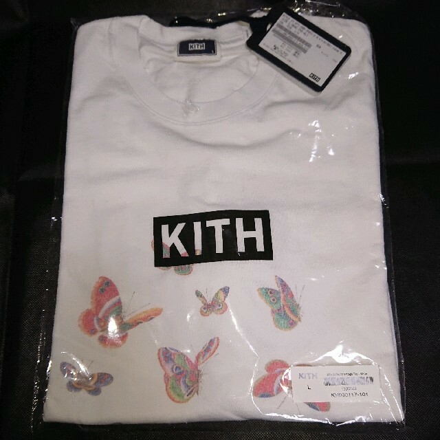 【Lサイズ】KITH boxlogo tee キス ボックスロゴ Tシャツ 蝶々