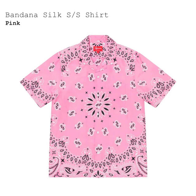 【新品】XL / Supreme Bandana Silk S/S Shirt