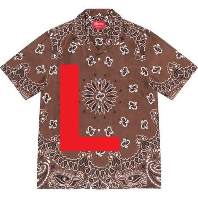 supreme bandana silk S/S shirt