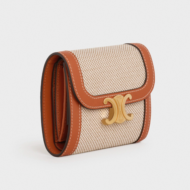 得価超激安 celine - CELINE セリーヌ 三つ折り財布 フラップ