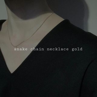 アメリヴィンテージ(Ameri VINTAGE)の再入荷　snake chain necklace gold(ネックレス)