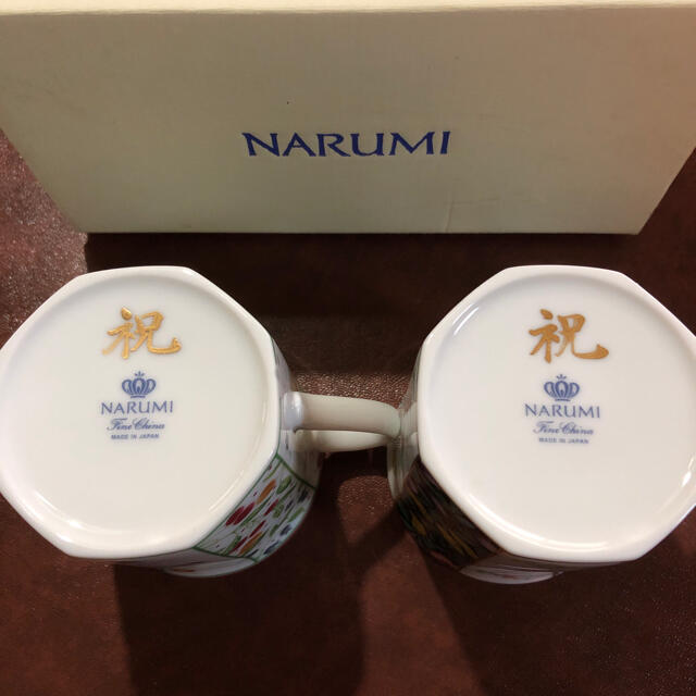 NARUMI(ナルミ)のNARUMI/ペアマグカップ/匿名送料込 インテリア/住まい/日用品のキッチン/食器(グラス/カップ)の商品写真