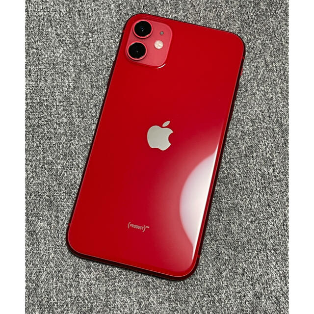 iPhone 11 (PRODUCT)RED 256 GB SIMフリー容量256GB - スマートフォン本体