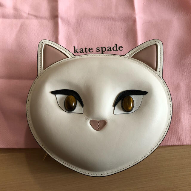 新品　ケイトスペード  猫　お財布　コインケース　ねこキャット