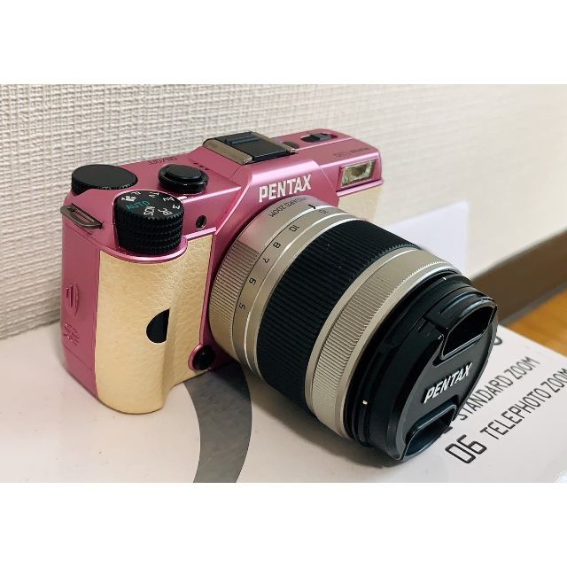 再値下★限定色★ PENTAX Q10 Wズーム オーダーカラー(ライラック) 1