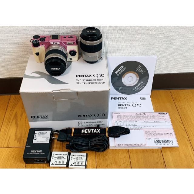 再値下★限定色★ PENTAX Q10 Wズーム オーダーカラー(ライラック) 2