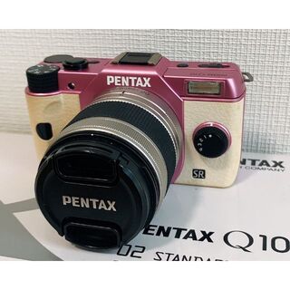 ペンタックス(PENTAX)の再値下★限定色★ PENTAX Q10 Wズーム オーダーカラー(ライラック)(ミラーレス一眼)